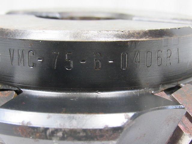 Valenite VMC-75-6-0406RA 6" Indexing 35° 6 Flute Face Mill 1-1/2" Arbor