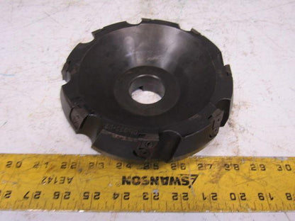 Lumco DMG32-D2 6-1/4" 8 Flute Indexing Face Mill 20° 1-1/2" Arbor