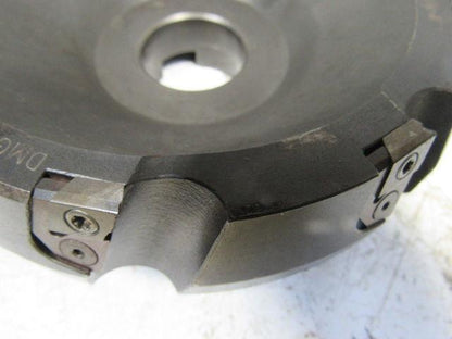 Lumco DMG32-D2 6-1/4" 8 Flute Indexing Face Mill 20° 1-1/2" Arbor