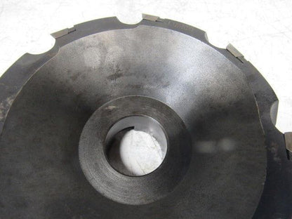 Lumco DMG32-D2 6-1/4" 8 Flute Indexing Face Mill 20° 1-1/2" Arbor