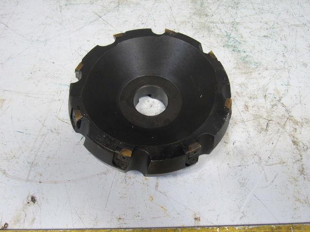 Lumco DMG32-D1 6-1/4" 8 Flute Indexing Face Mill 20° 1-1/2" Arbor