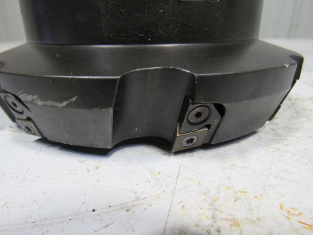 Lumco DMG32-D1 6-1/4" 8 Flute Indexing Face Mill 20° 1-1/2" Arbor