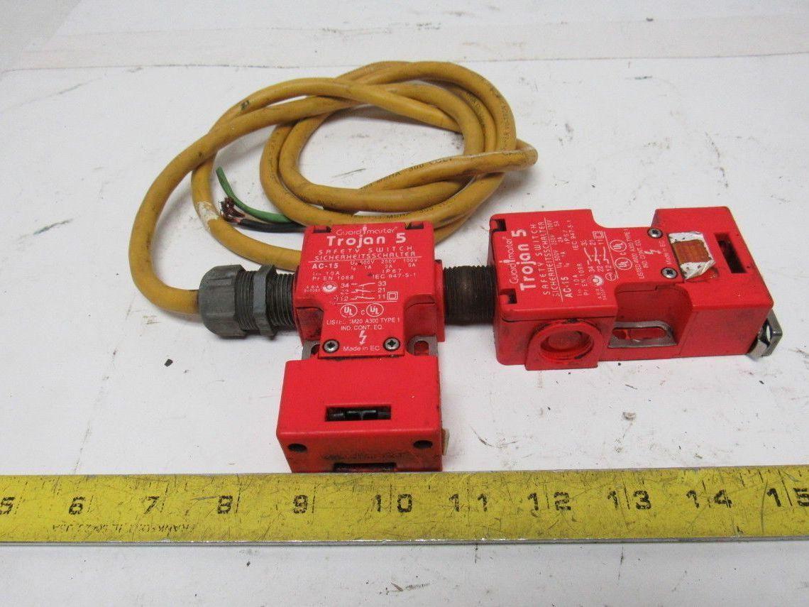 Guardmaster Trojan 5 Safety Gate Door Guard Interlock Switch 500V Max