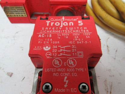 Guardmaster Trojan 5 Safety Gate Door Guard Interlock Switch 500V Max