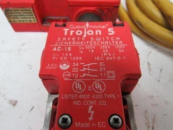 Guardmaster Trojan 5 Safety Gate Door Guard Interlock Switch 500V Max