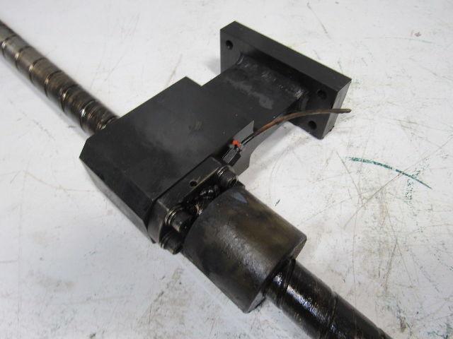 Hankwang FC3015 Ball Screw Nut Assembly From a Working Laser