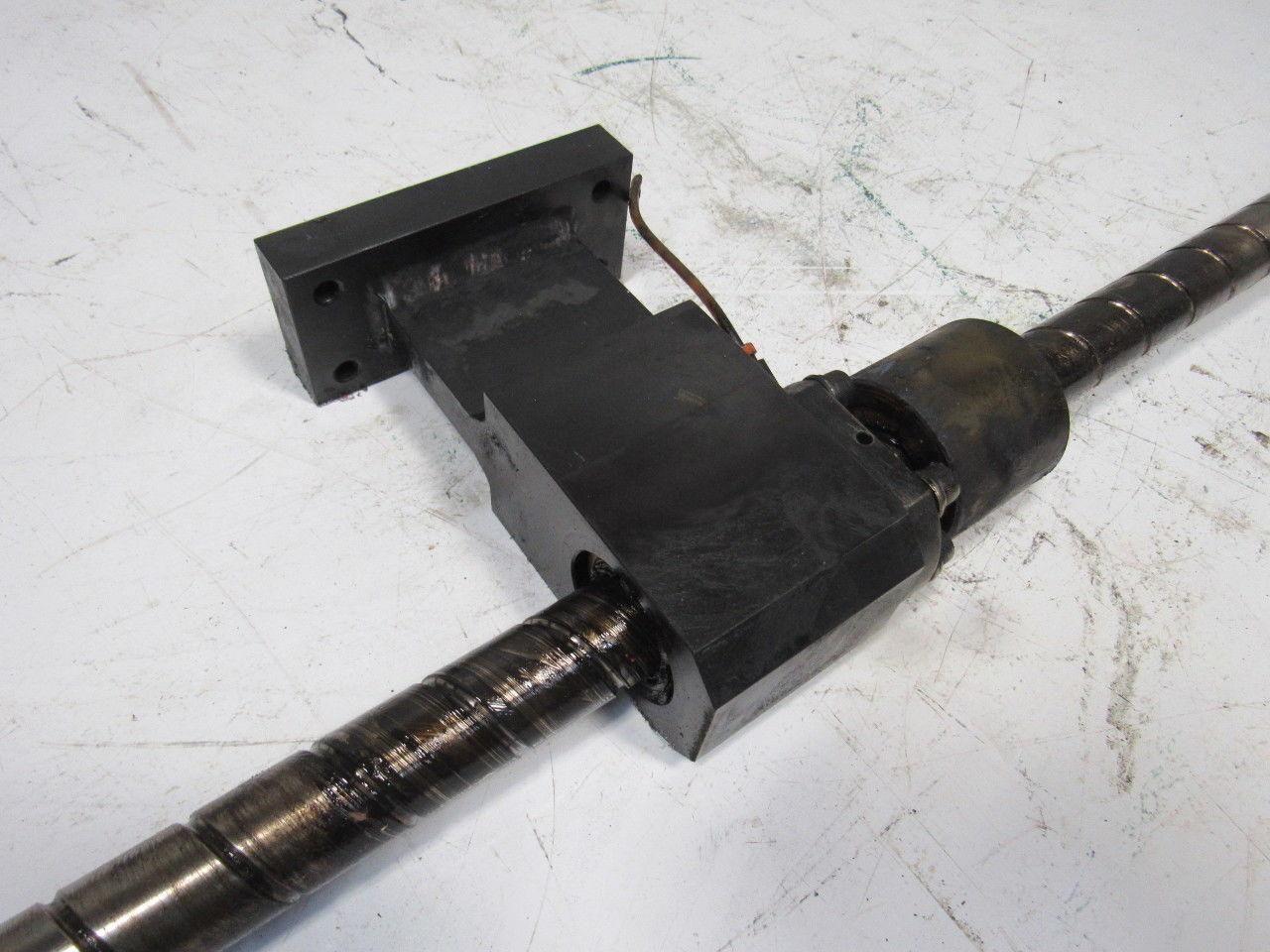 Hankwang FC3015 Ball Screw Nut Assembly From a Working Laser