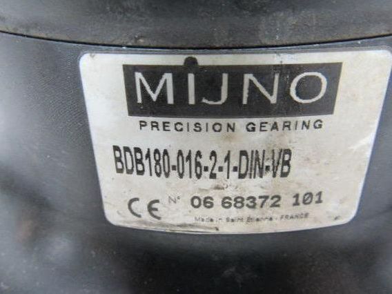 MIJNO BDB180-016-2-1-DIN-VB Precision Gear Box From a Hankwang FC3015 Laser