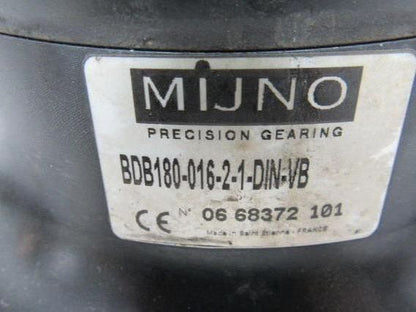 MIJNO BDB180-016-2-1-DIN-VB Precision Gear Box From a Hankwang FC3015 Laser