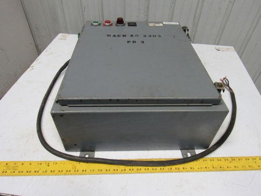 Hoffman 20x24x8" Electrical Enclosure Motor Starter Transformer Control Box