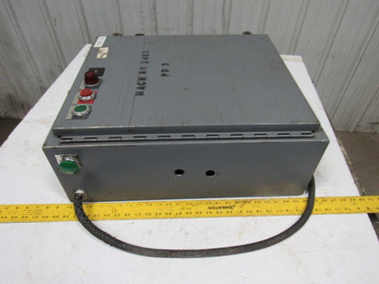 Hoffman 20x24x8" Electrical Enclosure Motor Starter Transformer Control Box