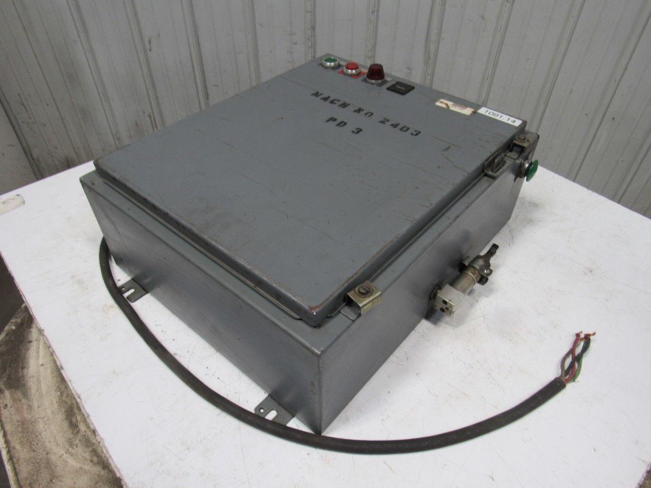 Hoffman 20x24x8" Electrical Enclosure Motor Starter Transformer Control Box