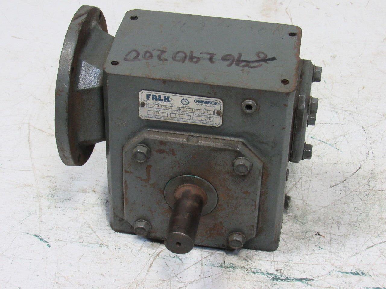 Falk 262WBM2A 50:1 Ratio 1750RPM  35RPM RH Output Gear Reducer