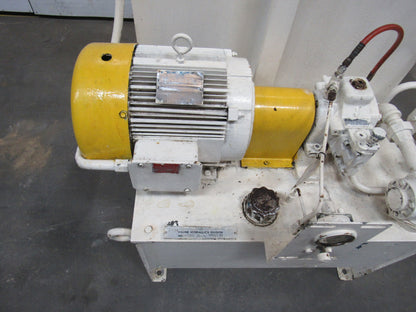 7.5HP 20 Gallon Hydraulic Power Unit 230/460V 3 PH W/2 Valves & PSV PNSO 10HR