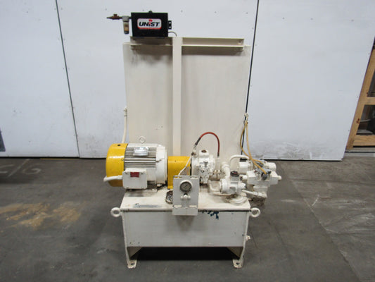7.5HP 20 Gallon Hydraulic Power Unit 230/460V 3 PH W/2 Valves & PSV PNSO 10HR