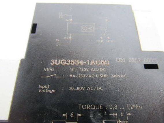 Siemens 3UG3534-1AC50 Safety Monitoring Relay