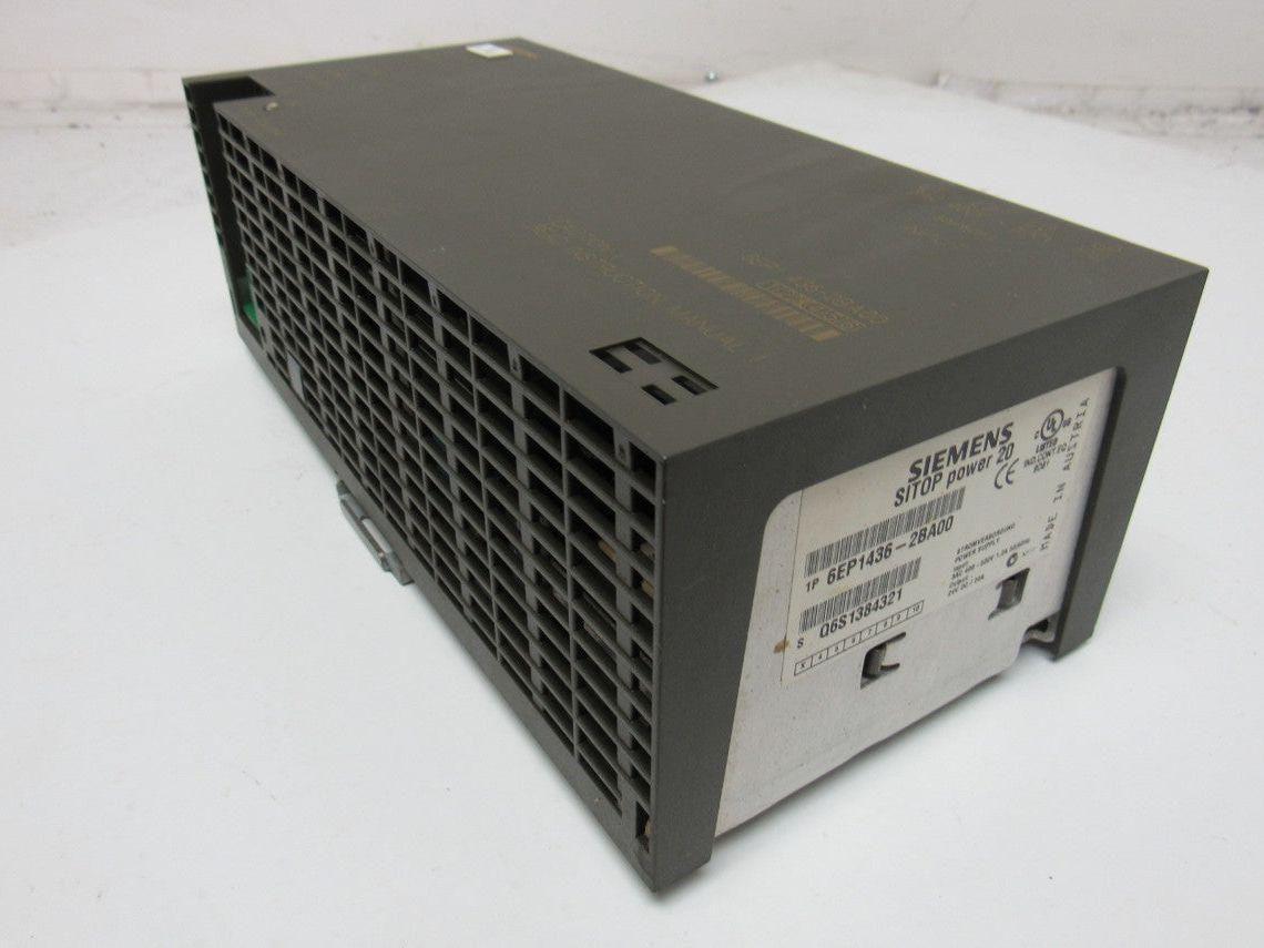 Siemens 6EP1 436-2BA00 SITOP Power Supply 24VDC 20A