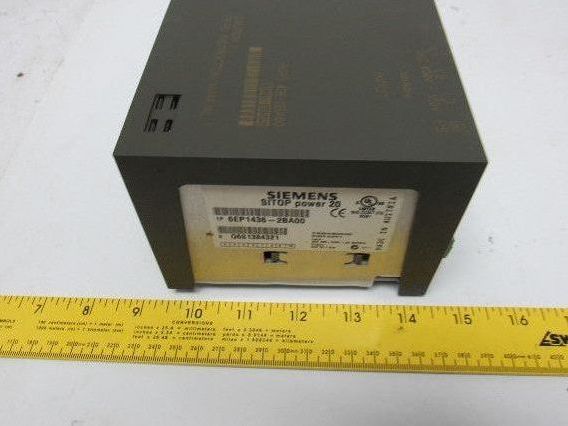 Siemens 6EP1 436-2BA00 SITOP Power Supply 24VDC 20A
