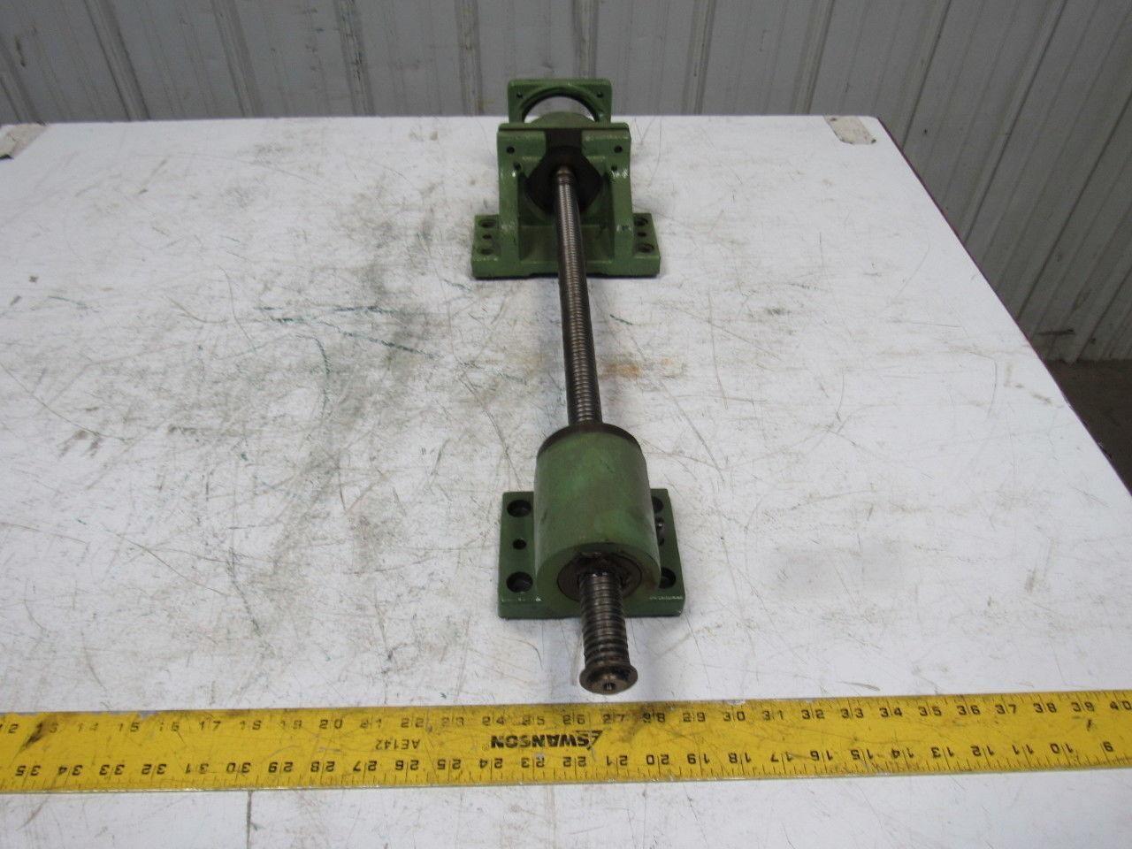 Soldick Model FS-4F Axis CNC 28-3/4" Ballscrew Assembly Screw & Nut