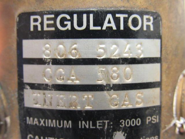 Concoa CGA 580 Inert Compressed Gas Regulator for Laser