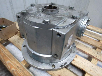 Jervis B Webb D 600RH 150:1 Ratio Right Hand Spline Gear Input Gearbox W/ Shaft