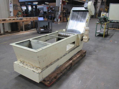 Knoll 650MS  Magnetic Chip Conveyor 25-1/2" Belt 8.5FPM W/ Magnetic Power Roller