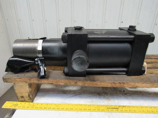 8" Bore 6" Stroke Hydraulic Cylinder Trunnion Mount 5"-12 Threaded Shaft