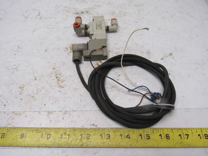 SMC SY5120-3DZ-01 5 Port Single Solenoid 110V Coil Lot Of 2