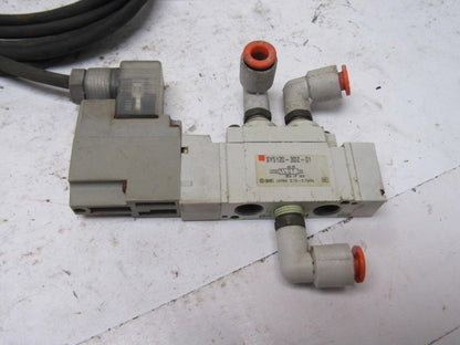 SMC SY5120-3DZ-01 5 Port Single Solenoid 110V Coil Lot Of 2