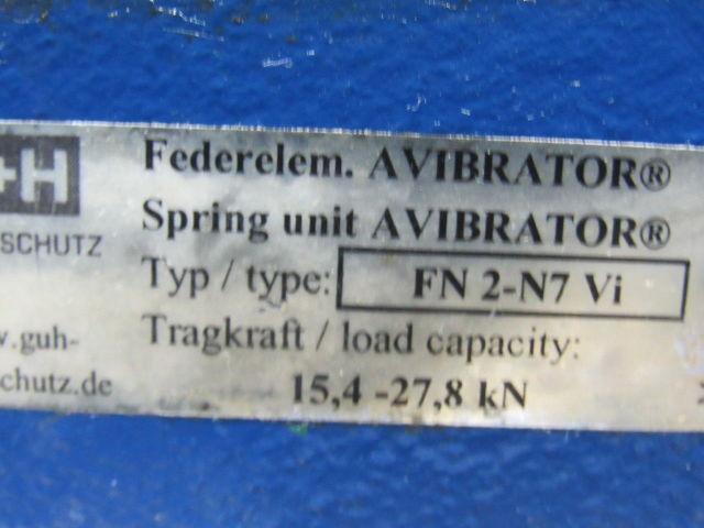 G+H Schallschutz FN2-N7 Vi Avibrator Spring Unit Machine Feet Lot of 13