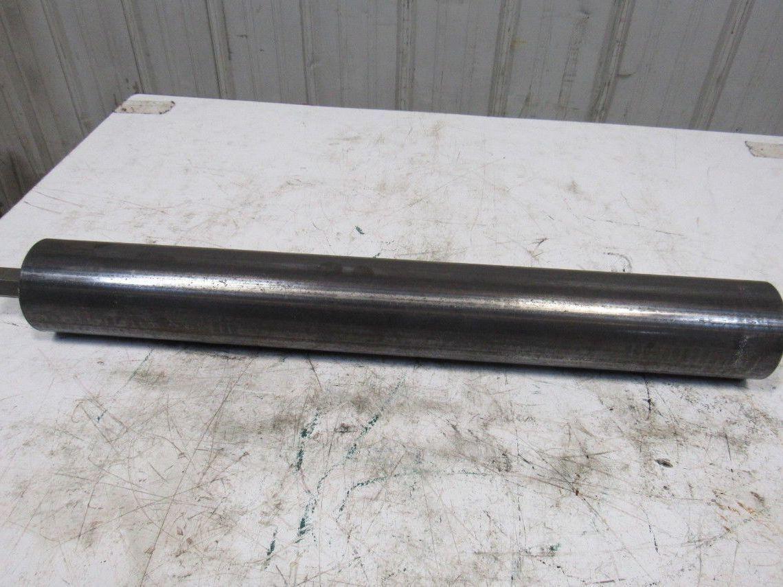 Heavy Duty Conveyor Gravity Roller 27"BFx3-1/2"Dia. Steel 1-1/16" Hex W/Shaft