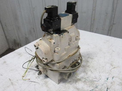 Rexroth 4WEH22W71/6EW110N 4/3 Way 110V Solenoid Directional Valve Manifold