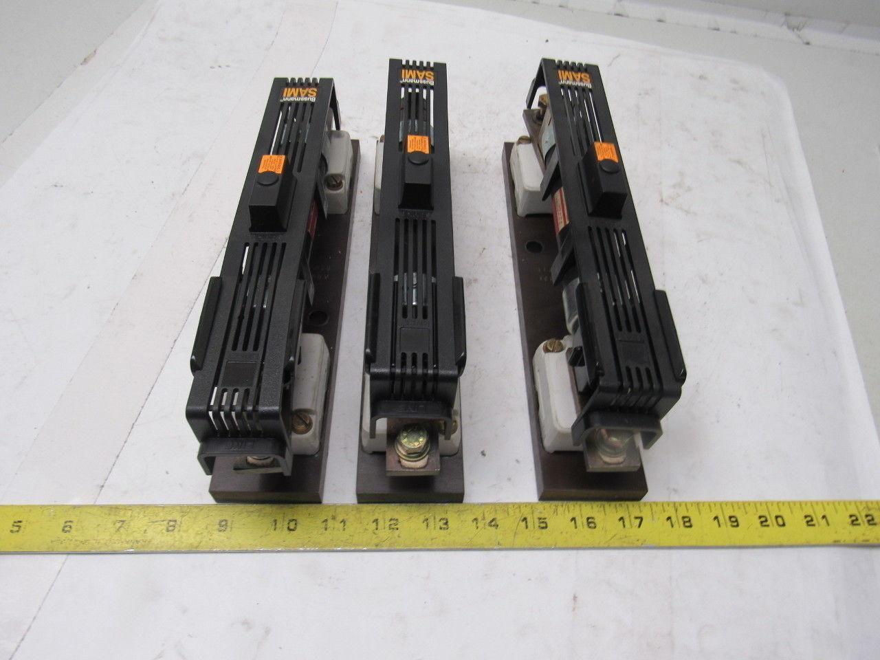 EFEN S730 100A 600V Ceramic Fuse Block Holder 1 Pole Lot of 3