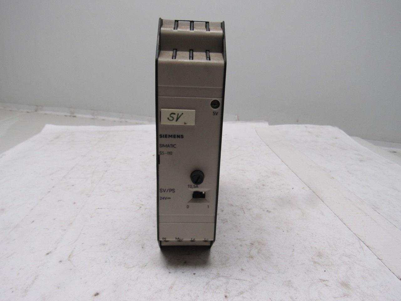 Siemens Simatic S5-110A 6ES5 930-7AA31 CPU Processor Module