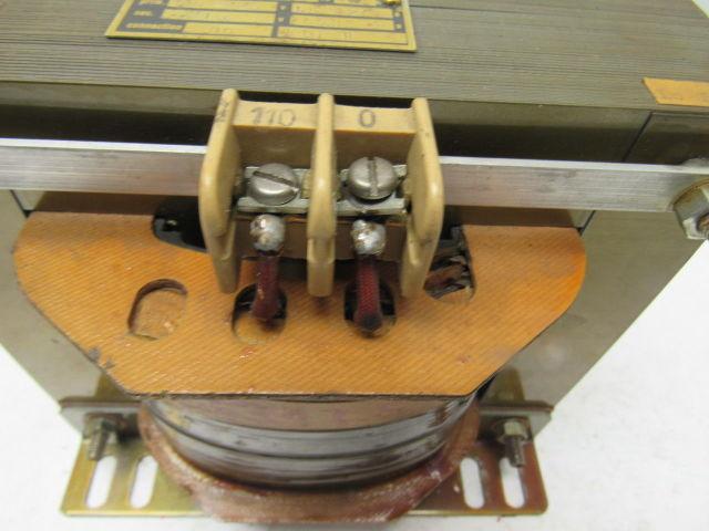 Rathgeber ET-1000 750Va Transformer 490/225V Primary 110V Secondary 60Hz