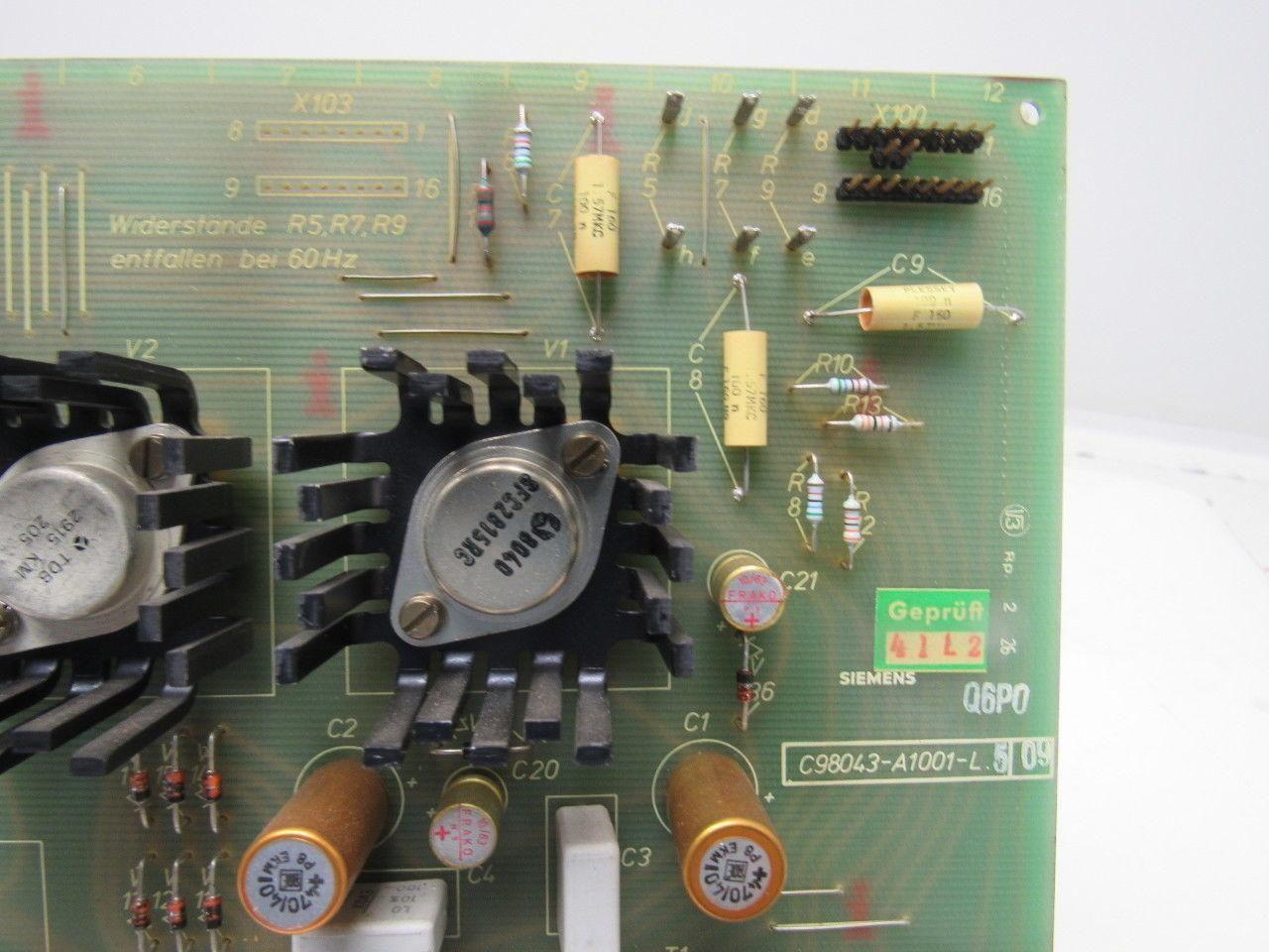 Siemens C98043-A1001-L5 09 Circuit Board Card PLC