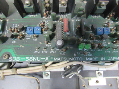 Sodick SDU-354NU Motor Drive Panel From A FS-A4F