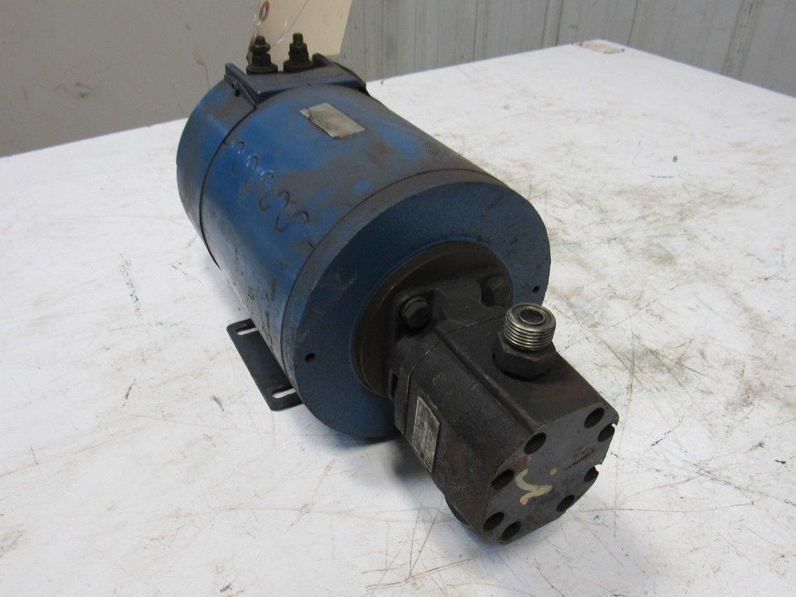 Clark P56SD700 Forklift Electric Motor 36/48VDC W/Barns 6392 Hydraulic Pump