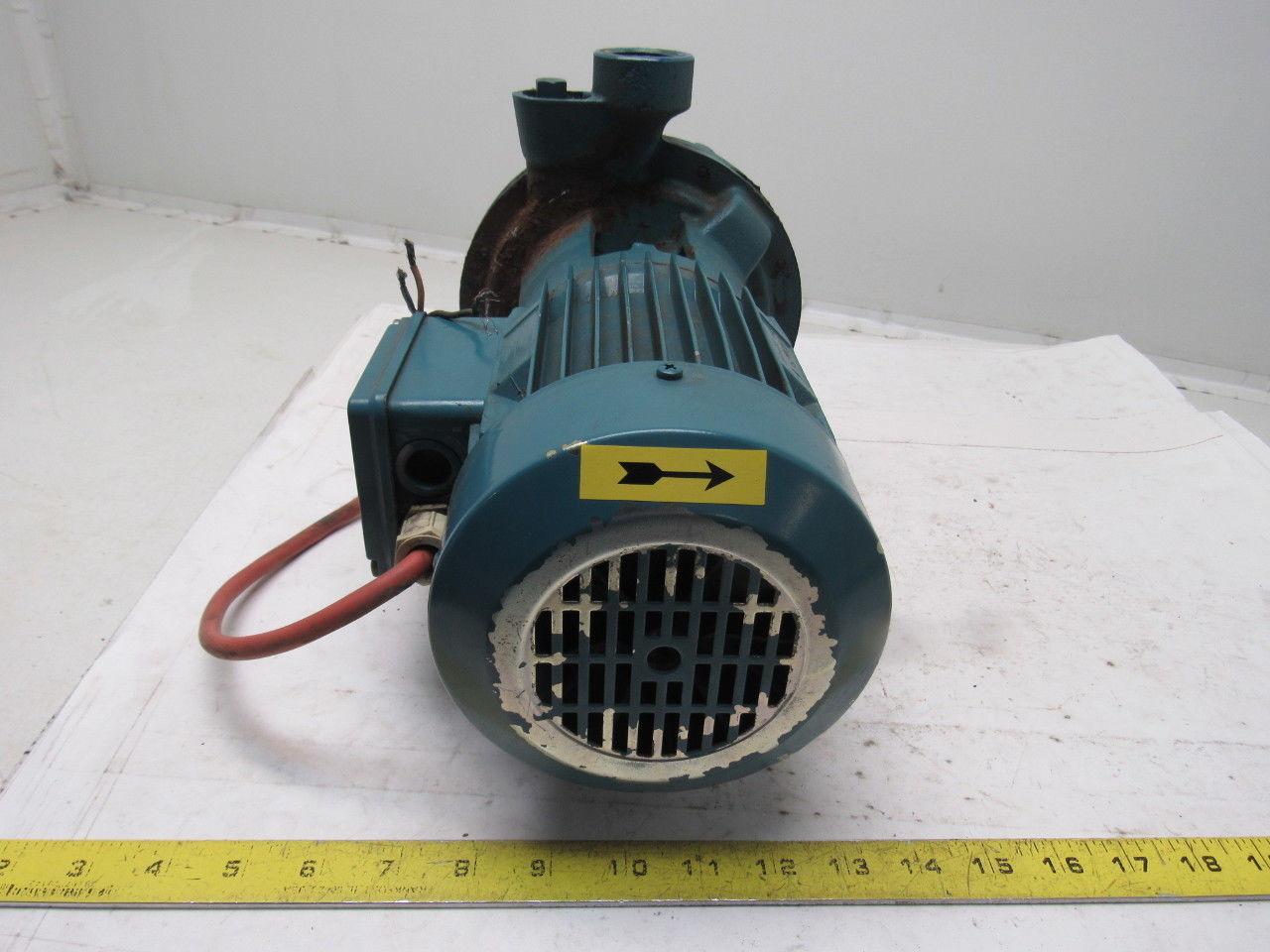 Siemens Dematic NMD 20/110Z 3/4Hp Centrifugal Pump 254/440V 3Ph 60Hz 1-1/4"x1"