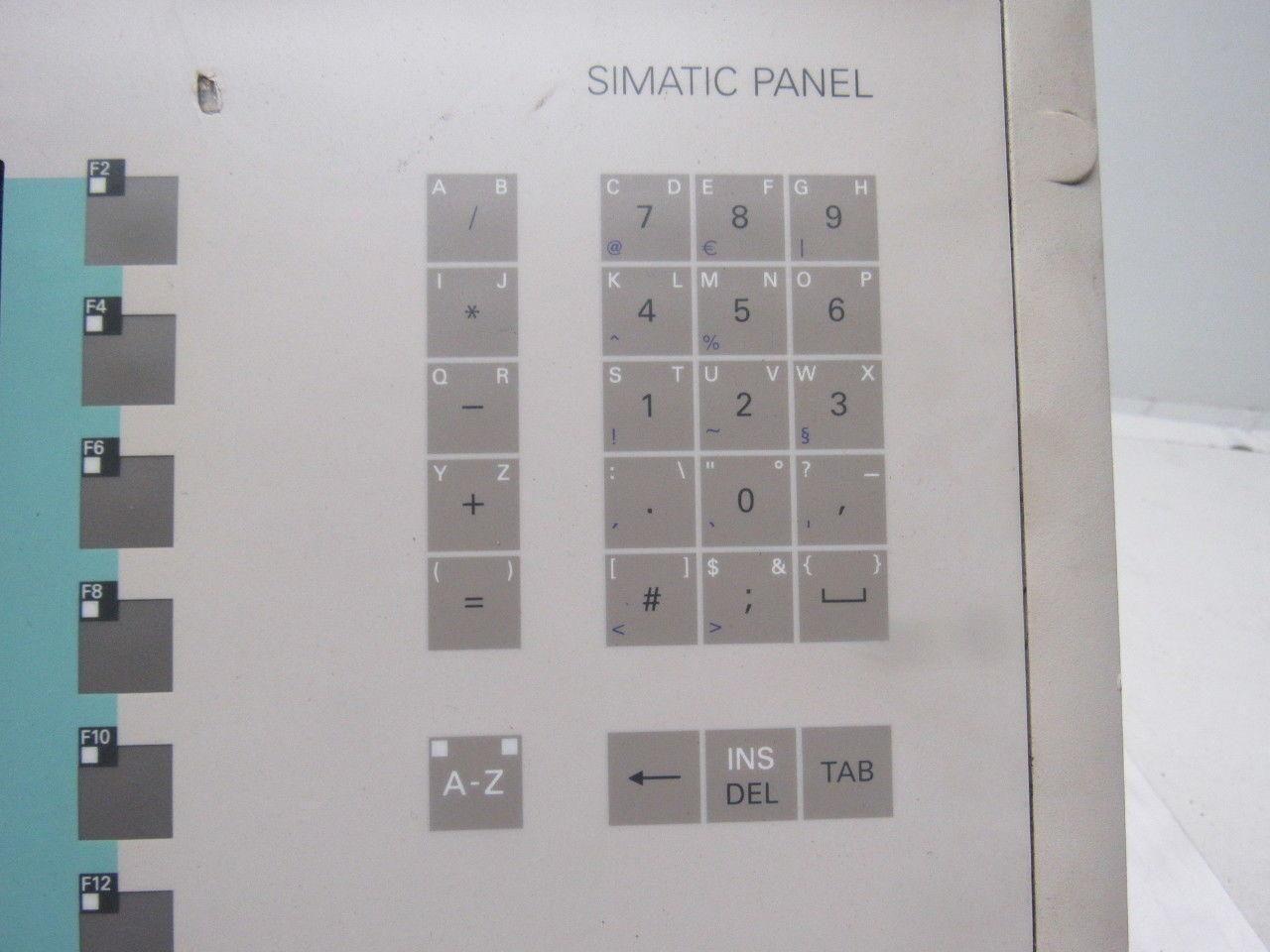 Siemens 6AV6 542-0CC10-0AX0 Operator Interface Control Panel