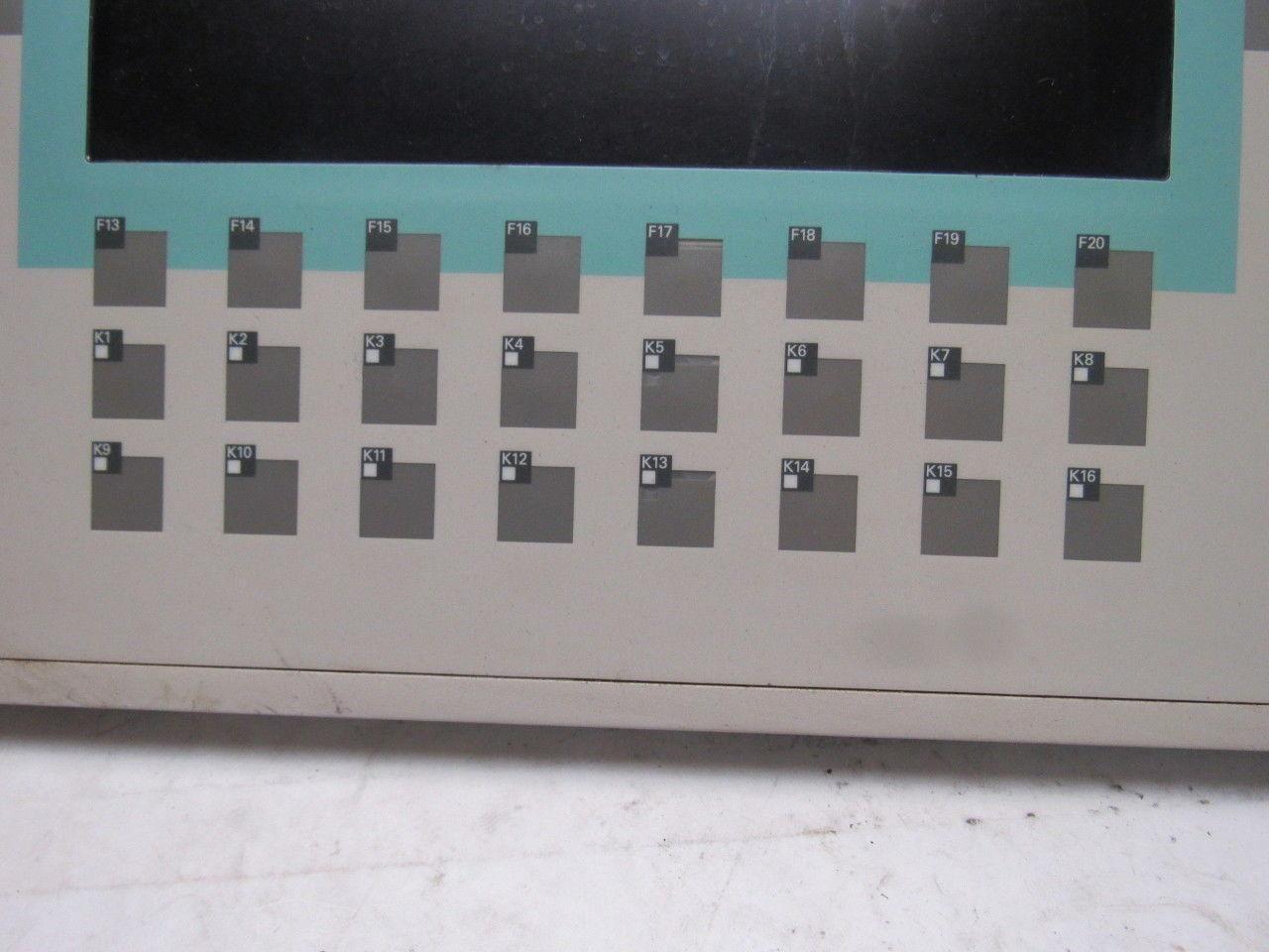 Siemens 6AV6 542-0CC10-0AX0 Operator Interface Control Panel