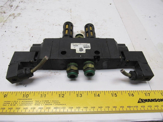 Parker B551BB553C Pneumatic Solenoid Air Valve 120V Coils