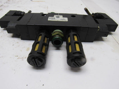 Parker B551BB553C Pneumatic Solenoid Air Valve 120V Coils