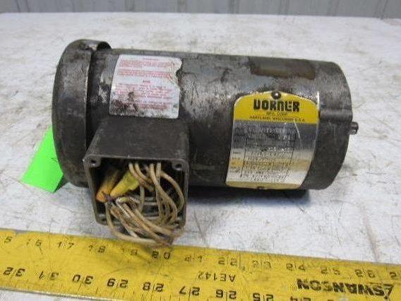 Dorner 33-1163-1164 .33Hp 1425/1725RPM 400...460V 42CZ Frame Electric AC Motor