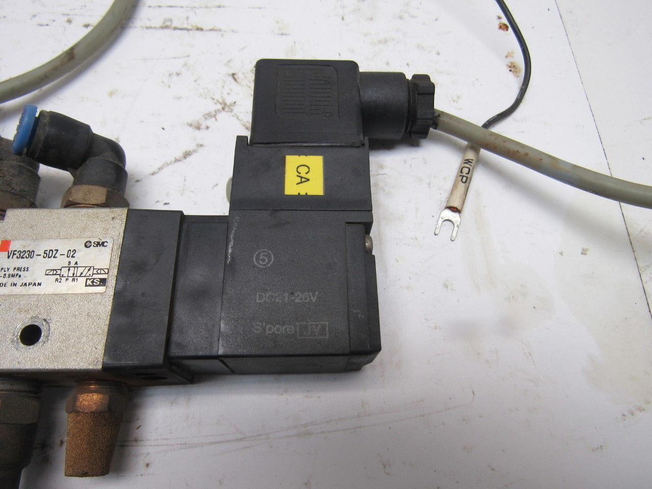 SMC VF3230-502-02 Solenoid Valve 21-26VDC