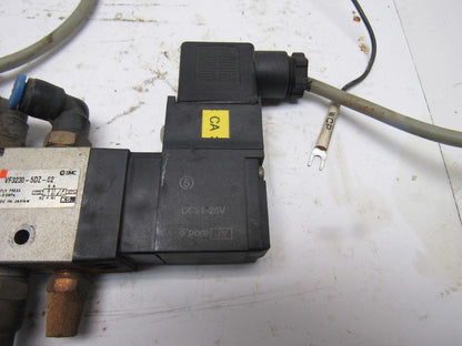 SMC VF3230-502-02 Solenoid Valve 21-26VDC