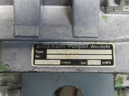 Brinkmann T400/280 Coolant Pump 460V 1-1/4" NPT Discharge