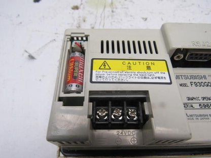 Mitsubishi F930G0T-BWD Programable Controller Graphic Operation Terminal V4.91