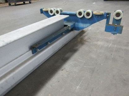 Gorbel Under Hung Aluminum Monorail Bridge Crane 109" OAL 86 To 54" Runner Width