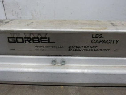 Gorbel Under Hung Aluminum Monorail Bridge Crane 109" OAL 86 To 54" Runner Width